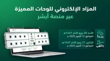 مزاد اللوحات الإلكتروني غدًا.. المرور السعودي يطرح أرقامًا مميزة لعشاق التميز